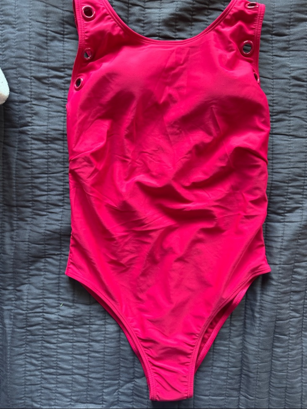 Juicy Couture One-Piece Swimsuit with Grommet Details